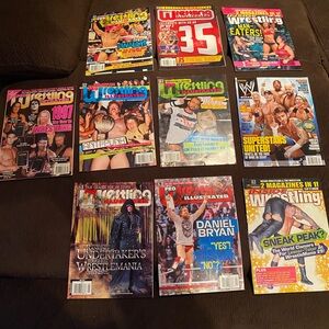 10 Vintage WWF/WWE and pro wrestling Magazines